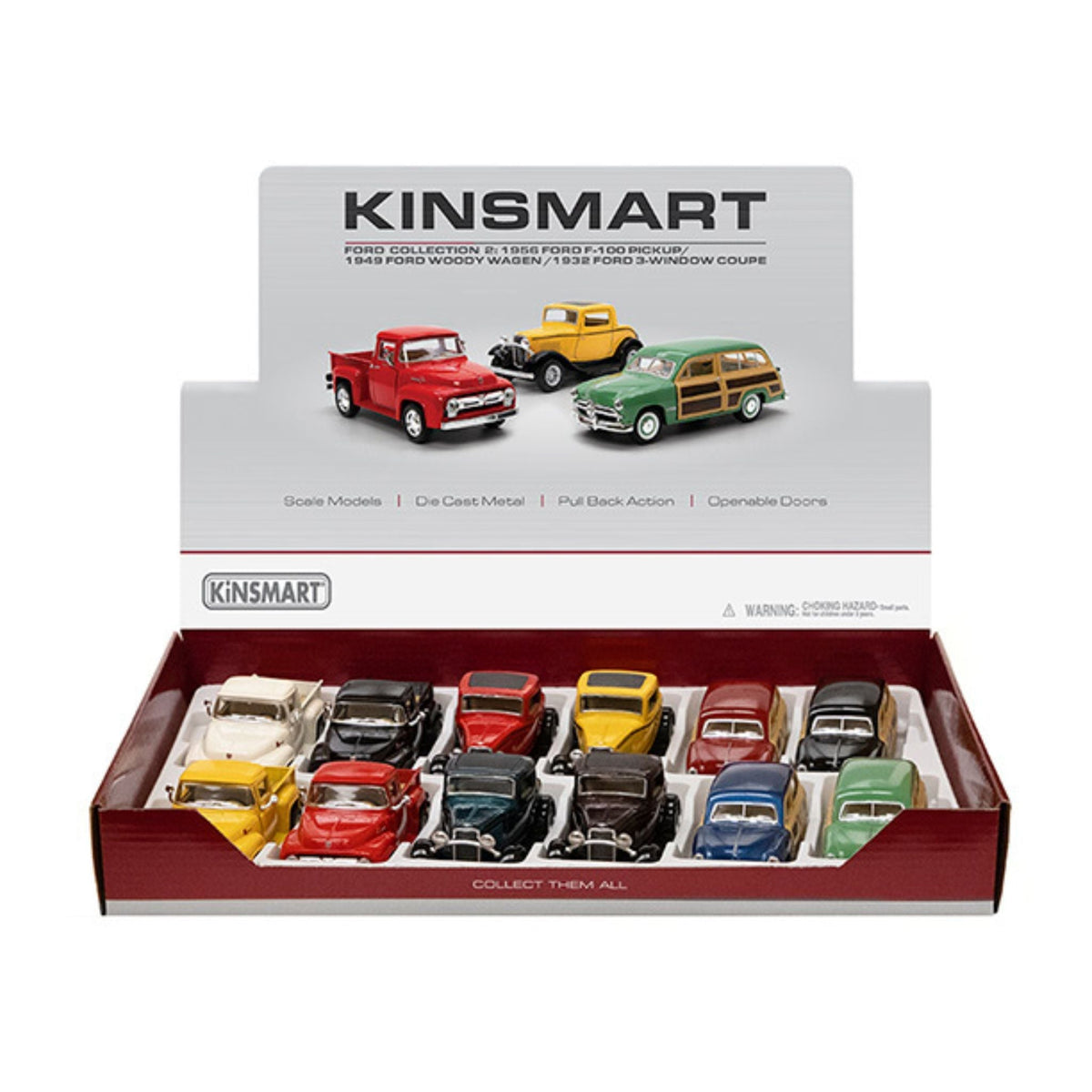 Ford Classic Collection Car Display - 12pcs