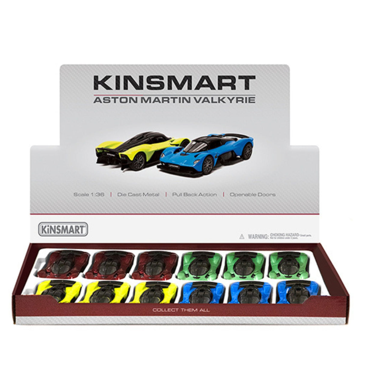 Aston Martin Valkyrie Car Display - 12pcs