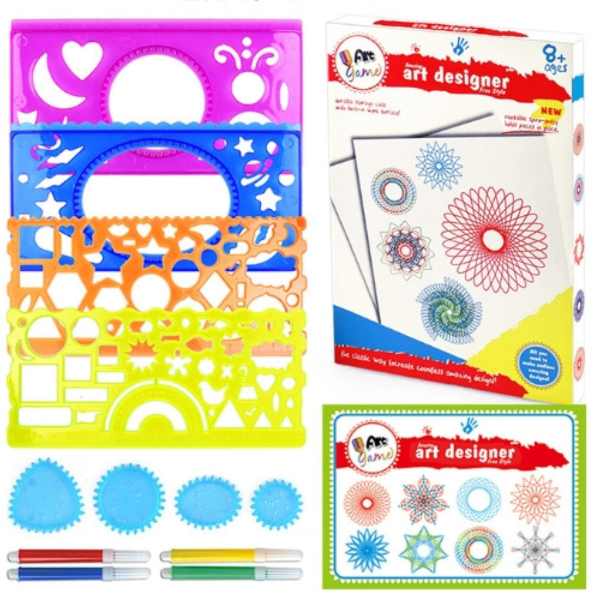 Spirograph Drawing Set 13 in 1