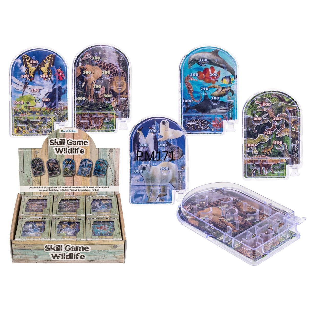 Skill Game, Animal Pinball - 24pcs