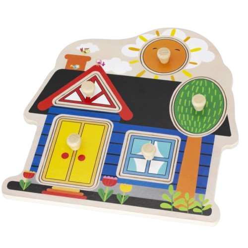 Wooden Puzzle - House