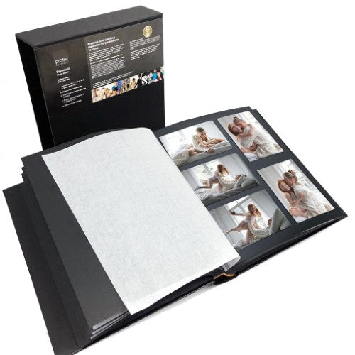 Profile - Regal Black Drymount Photo Album - 32x32cm - 80 Black Pages