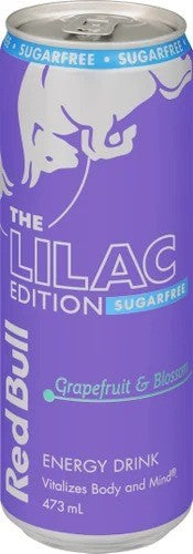 Red Bull Lilac Edition Grapefruit & Blossom Sugarfree Energy Drink 12 x 473ml