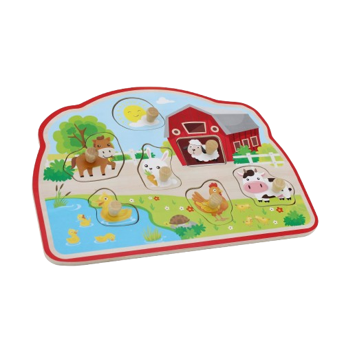 Wooden Puzzle - Farm2