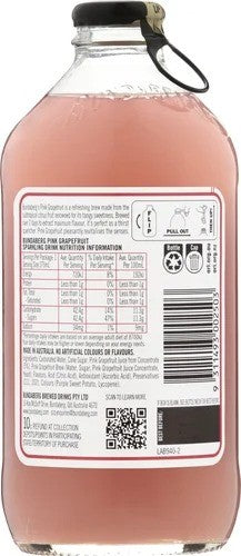 Bundaberg Pink Grapefruit Sparkling Drink 12 x 375ml