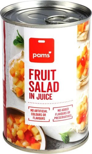 Fruit Salad In Juice Pams 410g