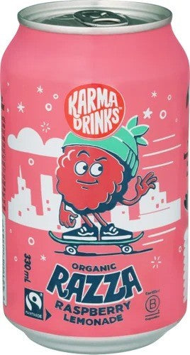 Karma Drinks Organic Razza Raspberry Lemonade Can 12 x 330ml