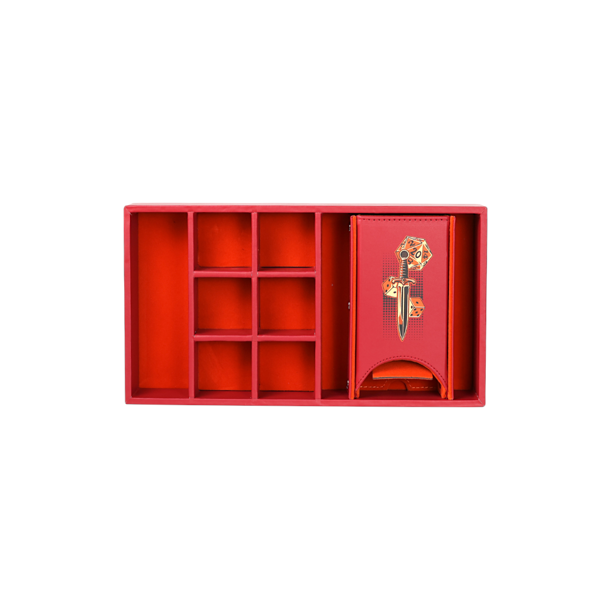 LPG Essentials Dice Case Maxi Scarlet / Copper