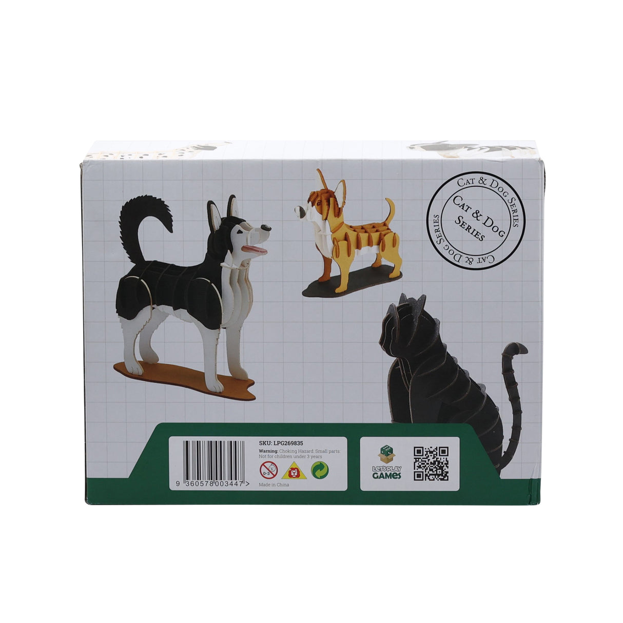 LPG Puzzles 3D Paper CDU: Cat's and Dogs