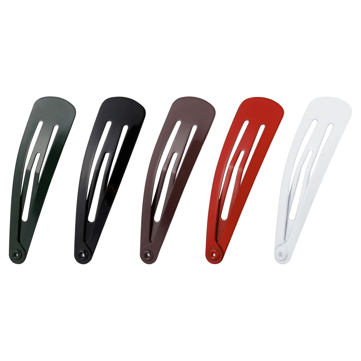 Lady Jayne One Touch Clips in vibrant colors, 10-pack, designed for secure hold and stylish hair management.