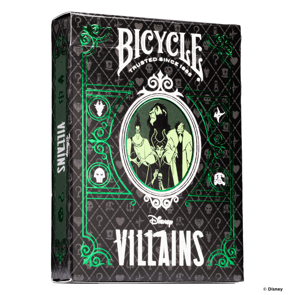 Bicycle Disney Villains Green/Purple Mix Playing Cards Display (6)