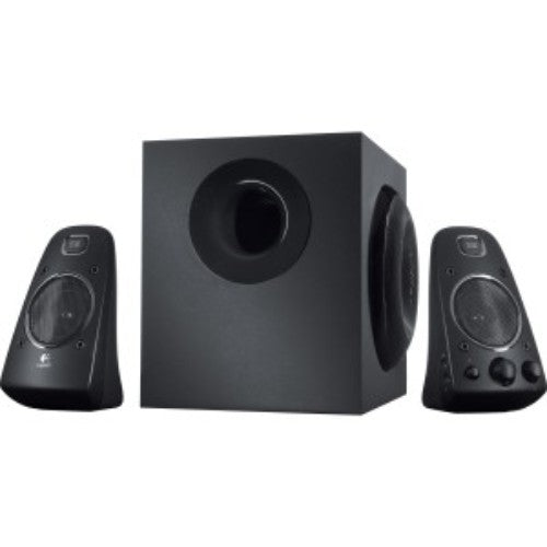 Logitech Z623 2.1 Speaker System delivering 200 Watts of powerful, immersive audio for gaming and movies.