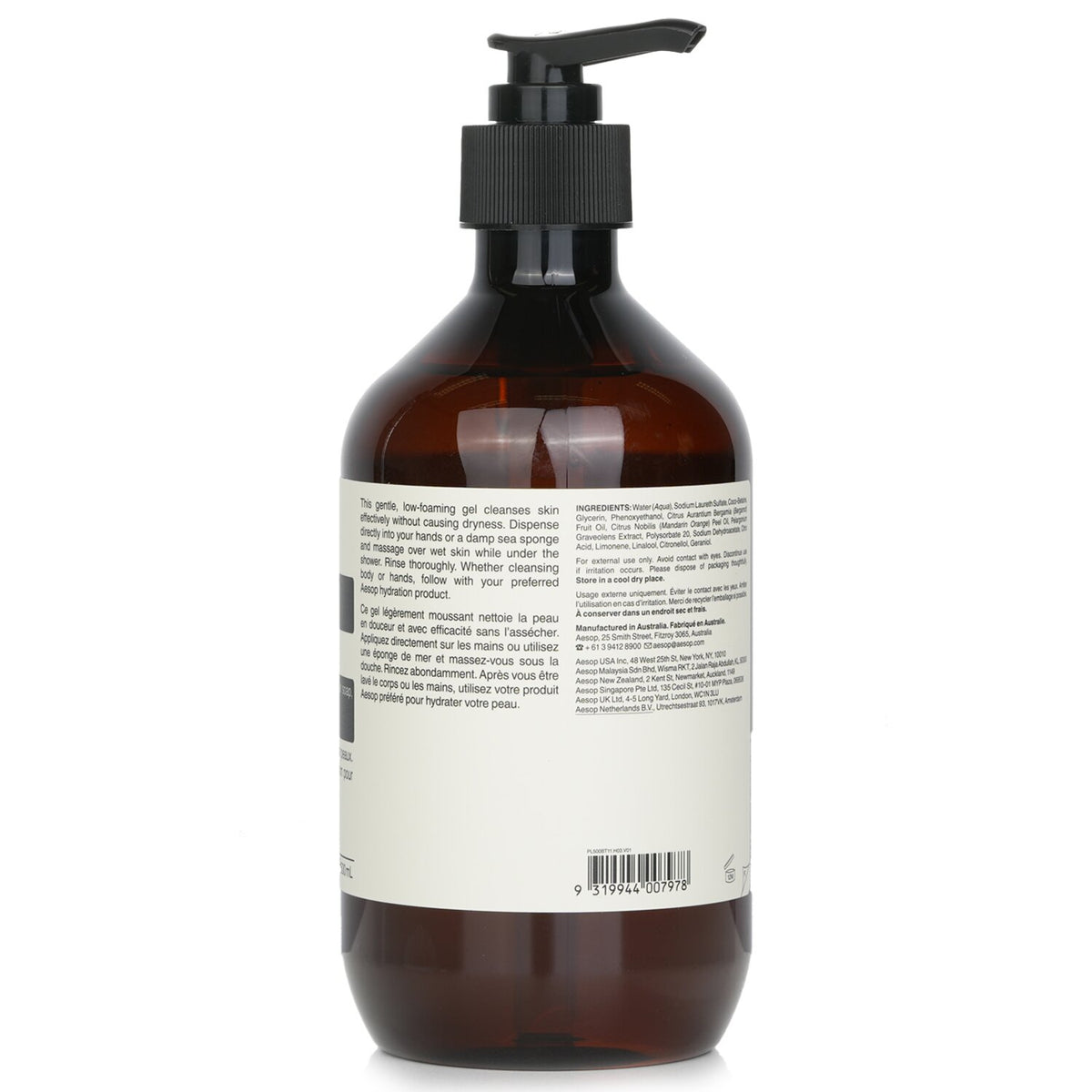 Aesop - Geranium Leaf Body Cleanser - 500ml/17.99oz
