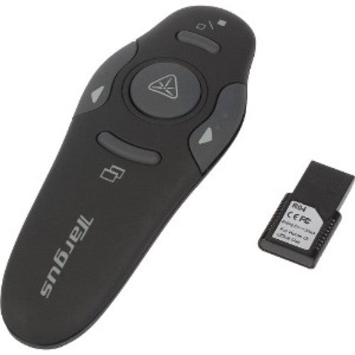 Wireless Presenter with Laser Pointer - Ergonomic Remote for Seamless Presentations - Targus