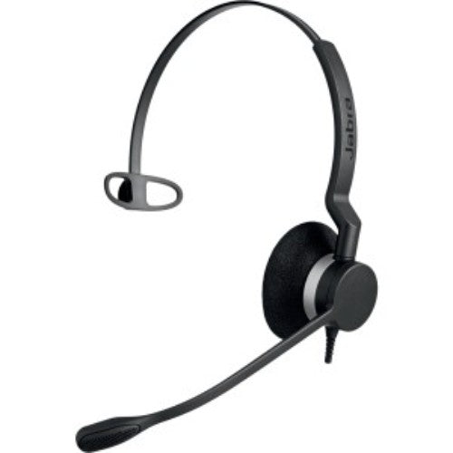Jabra BIZ 2300 QD Mono Headset - Noise Cancelling, Quick Disconnect, Over-the-Head Design