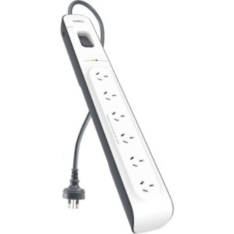 Belkin 6-Outlet Surge Protector with 650 Joules for safe power management of electronics at home and office.