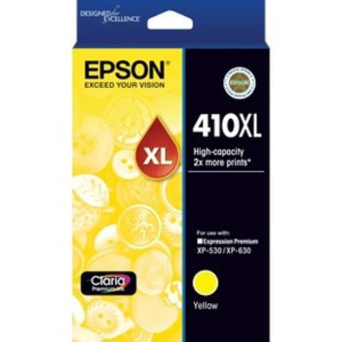 High Capacity Yellow Ink Cartridge 410XL - Claria Premium for Epson Printers - Smartfox AU