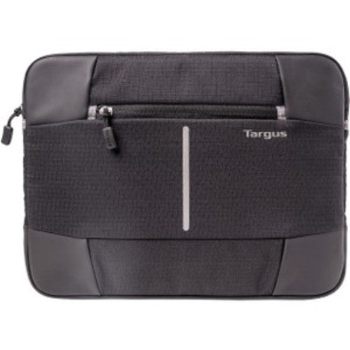 Durable 13-14 Inch Bex II Laptop Sleeve - Weather-Resistant Black Case with Storage Pocket