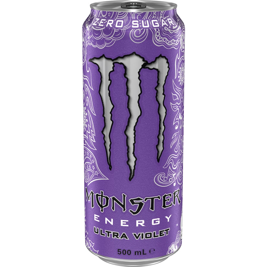 Monster Ultra Energy Drink Violet Can 500mL