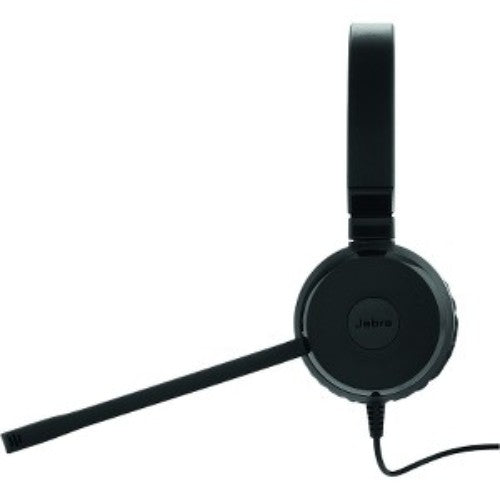 Jabra EVOLVE 30 II UC Mono Headset, wired, noise-cancelling, over-the-head design for clear calls and comfort.