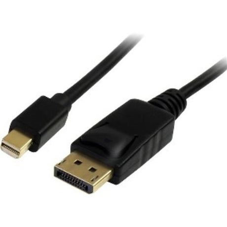 Premium 3 ft Mini DisplayPort to DisplayPort adapter for 4K UHD video and audio, perfect for connecting devices to displays.