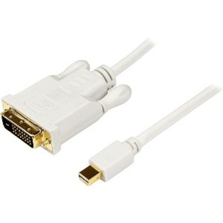 3.05m Mini DisplayPort to DVI cable for seamless connections to monitors or projectors, supporting up to 1920x1200 resolution.