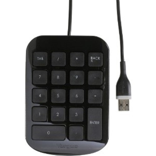 Targus USB Numeric Keypad for Mac, PC & Windows - Full-Size Ergonomic Design for Efficient Data Entry