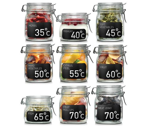 Food Dehydrator Food Lab Electronic Sunbeam, featuring 6 trays, LCD timer, and precise temperature control for healthy snacks.