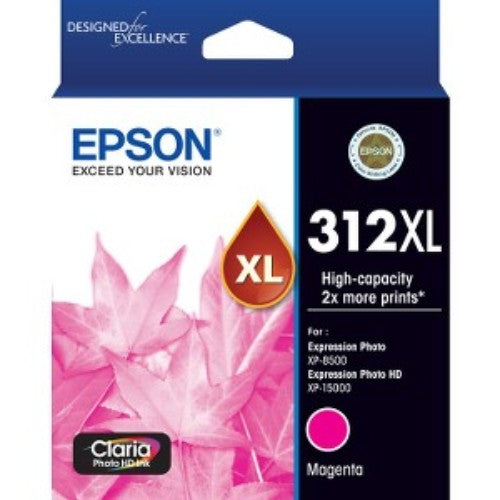 Cartridge - 312XL - High Capacity Claria Photo HD - Magenta Ink Cartridge