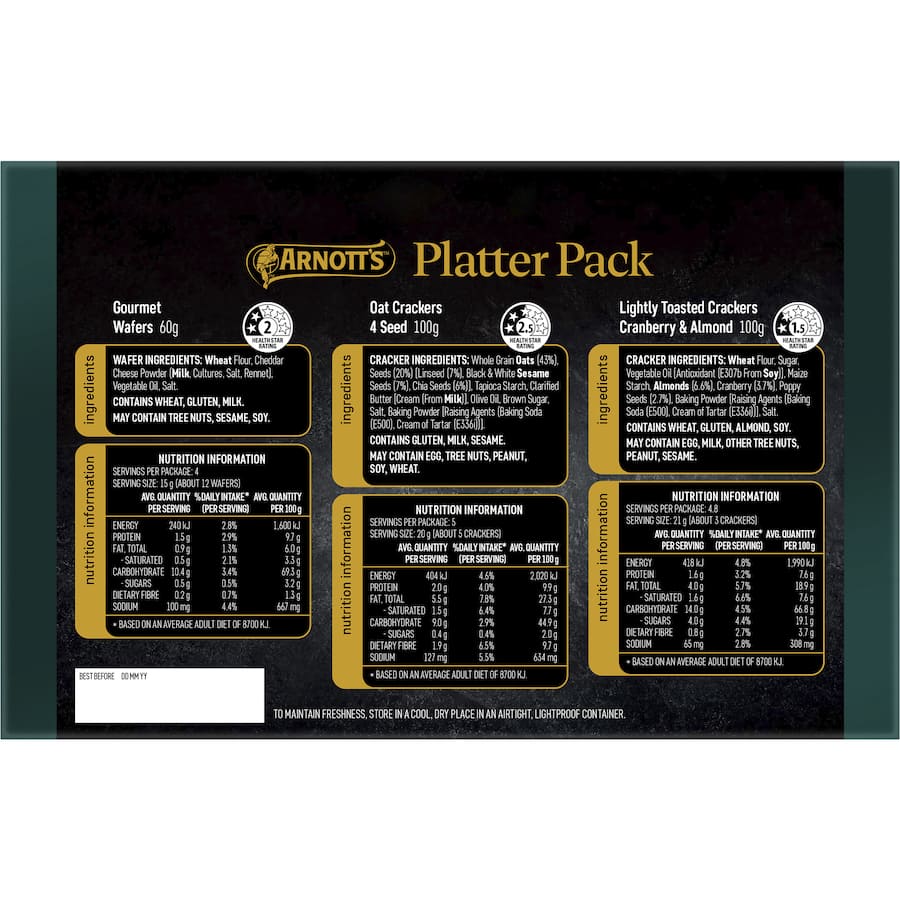 Arnotts Gold Platter Pack