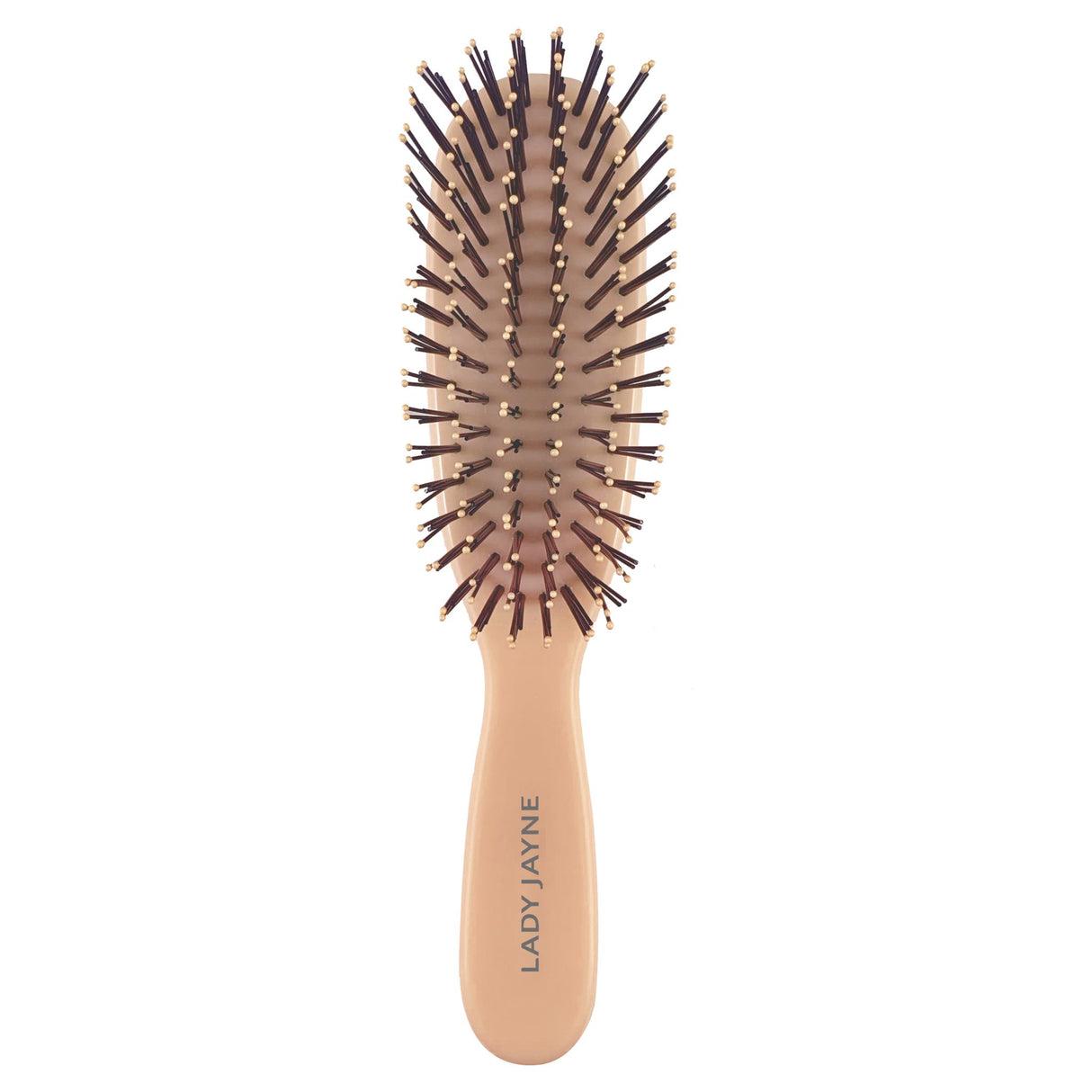 Lady Jayne Smooth & Knotless Detangling Brush in vibrant colors, designed for pain-free detangling and frizz control.