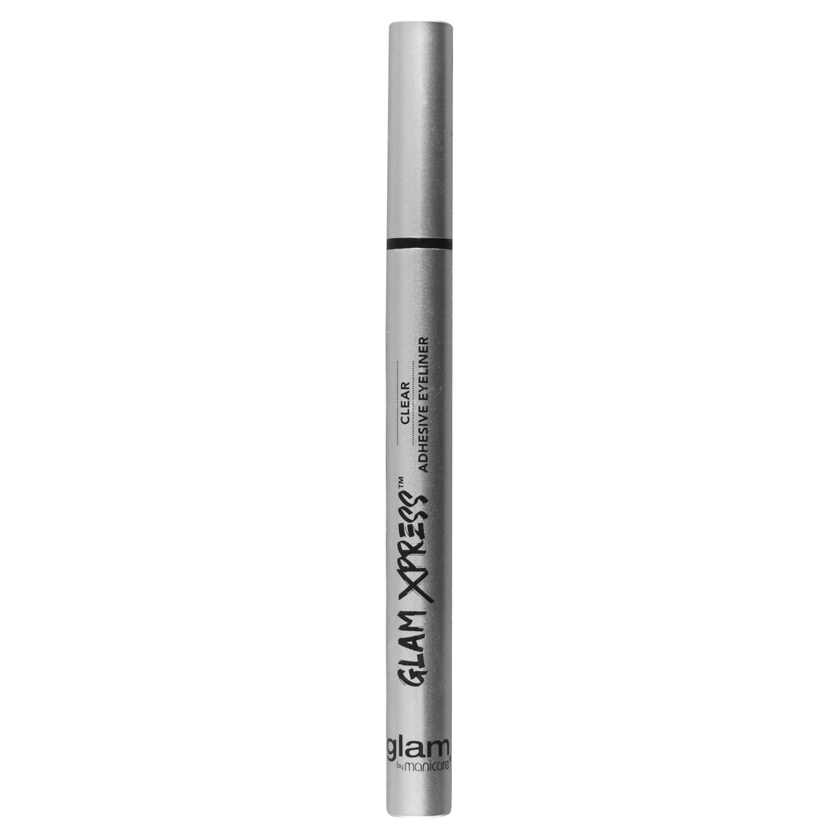 Glam by Manicare clear adhesive eyeliner combines precision application with lash adhesive for flawless, invisible results.