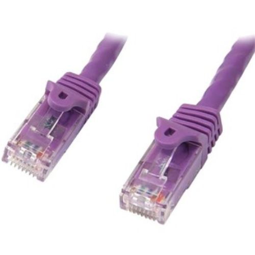 StarTech.com Cat.5e UTP Patch Cable - 10m Gold Plated RJ45 - Purple Ethernet Cord for High-Speed Networking