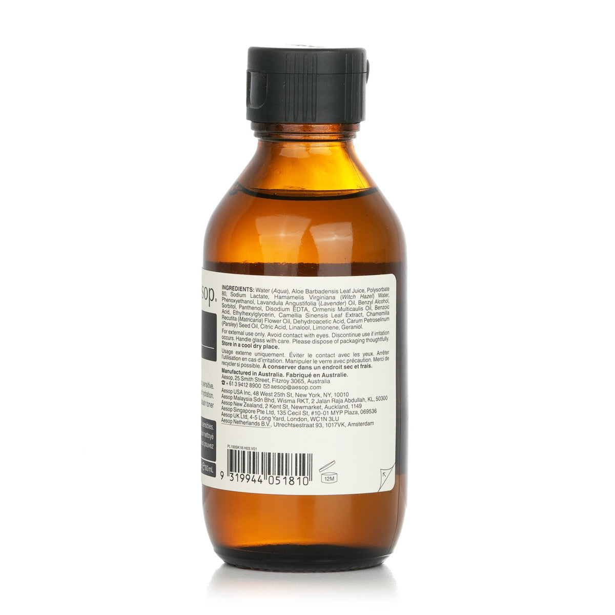 Aesop - Parsley Seed Anti-Oxidant Facial Toner - 100ml/3.6oz