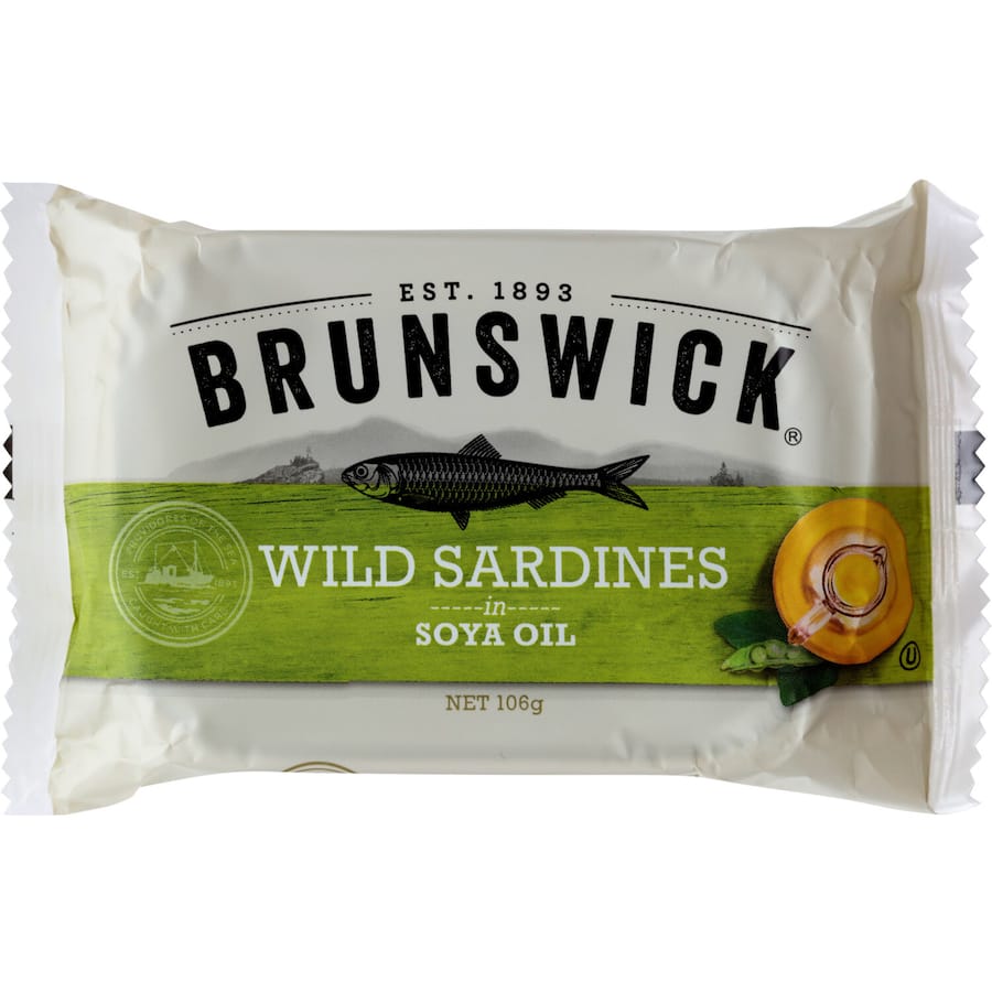 Brunswick Sardines In Soya Oil - Tin 106g