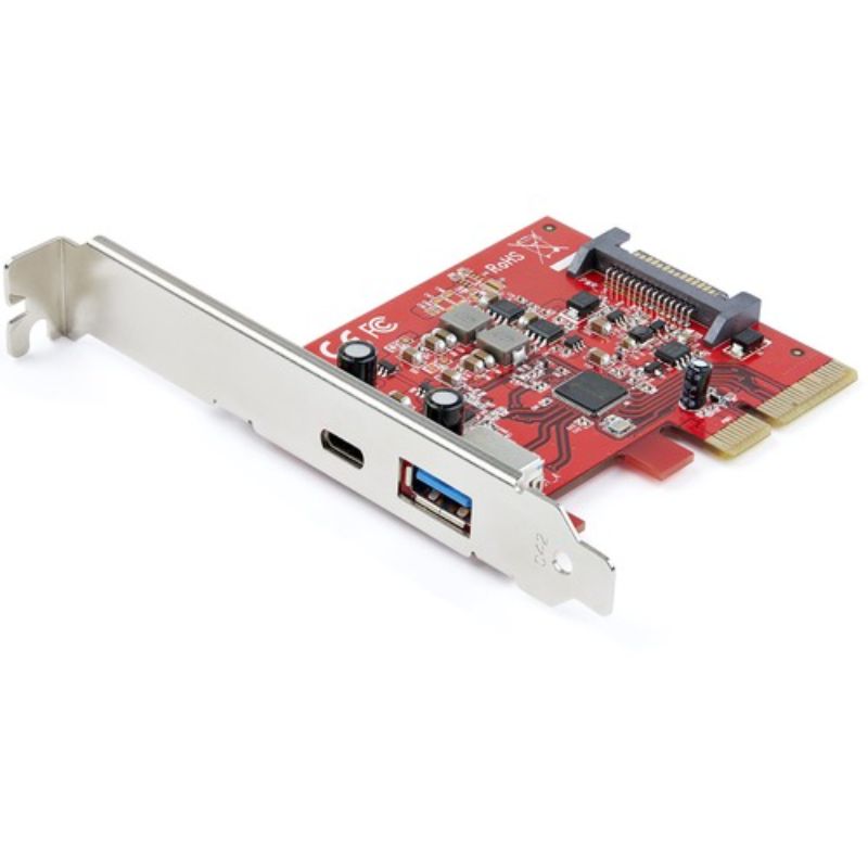 Startech 2Port USB-A USB-C USB 3.1 PCI Express Adapter Card