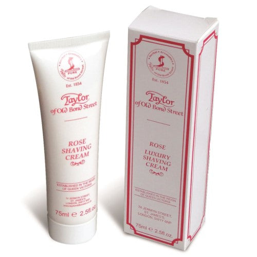 Taylor Rose Shaving Cream 75ml Tube