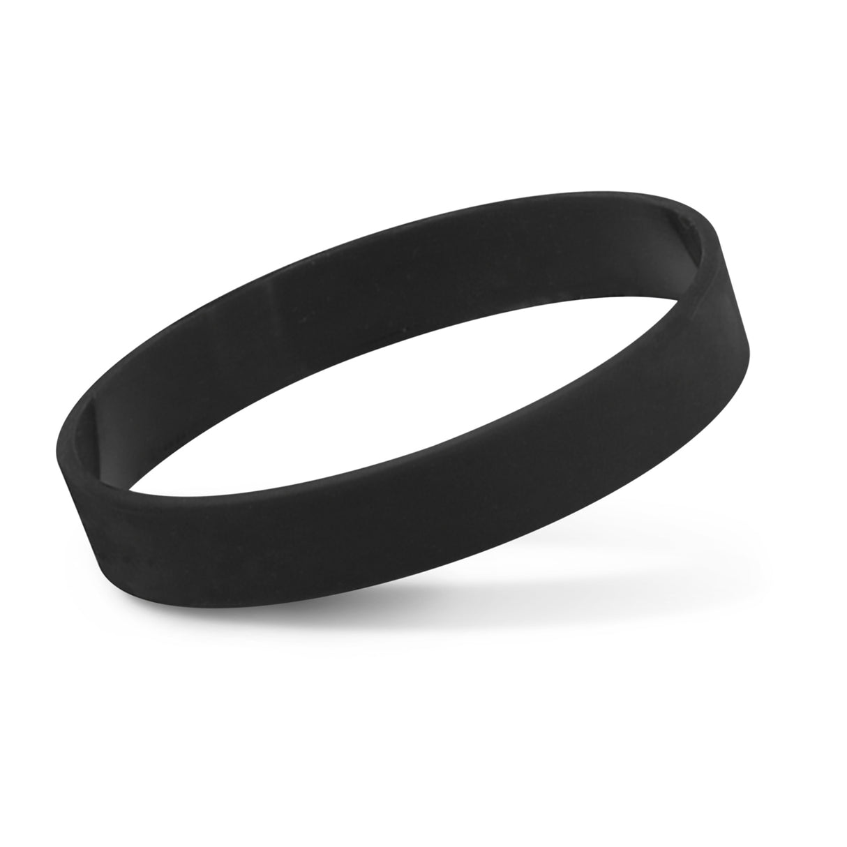 Silicon/Silicone Wristbands - 10 Units BLACK