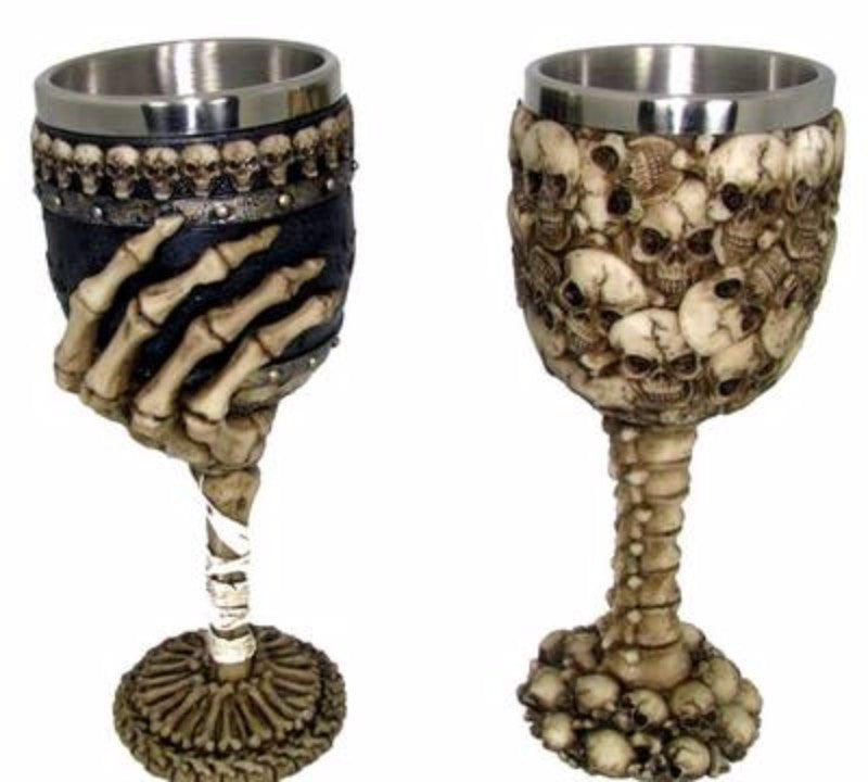 19m Skull Goblets Set of 2