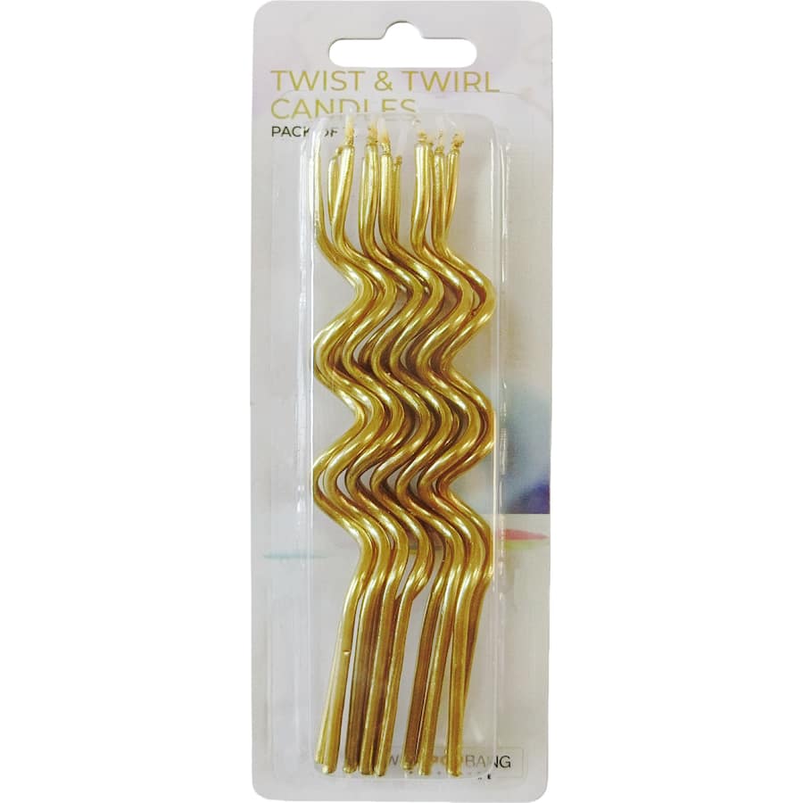 Whiz Pop Bang Candles Twist & Twirl 12pack