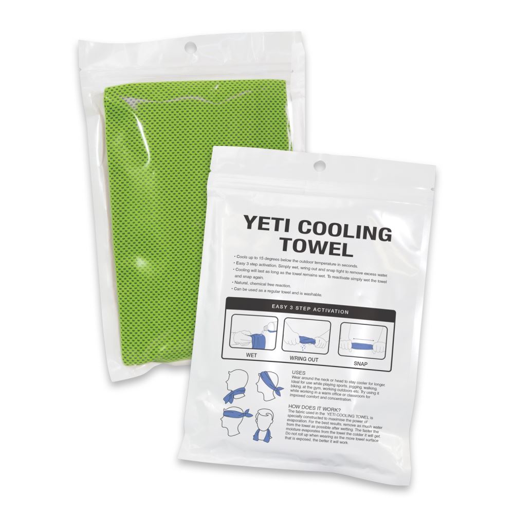 Cooling Towel - Yeti - Orange