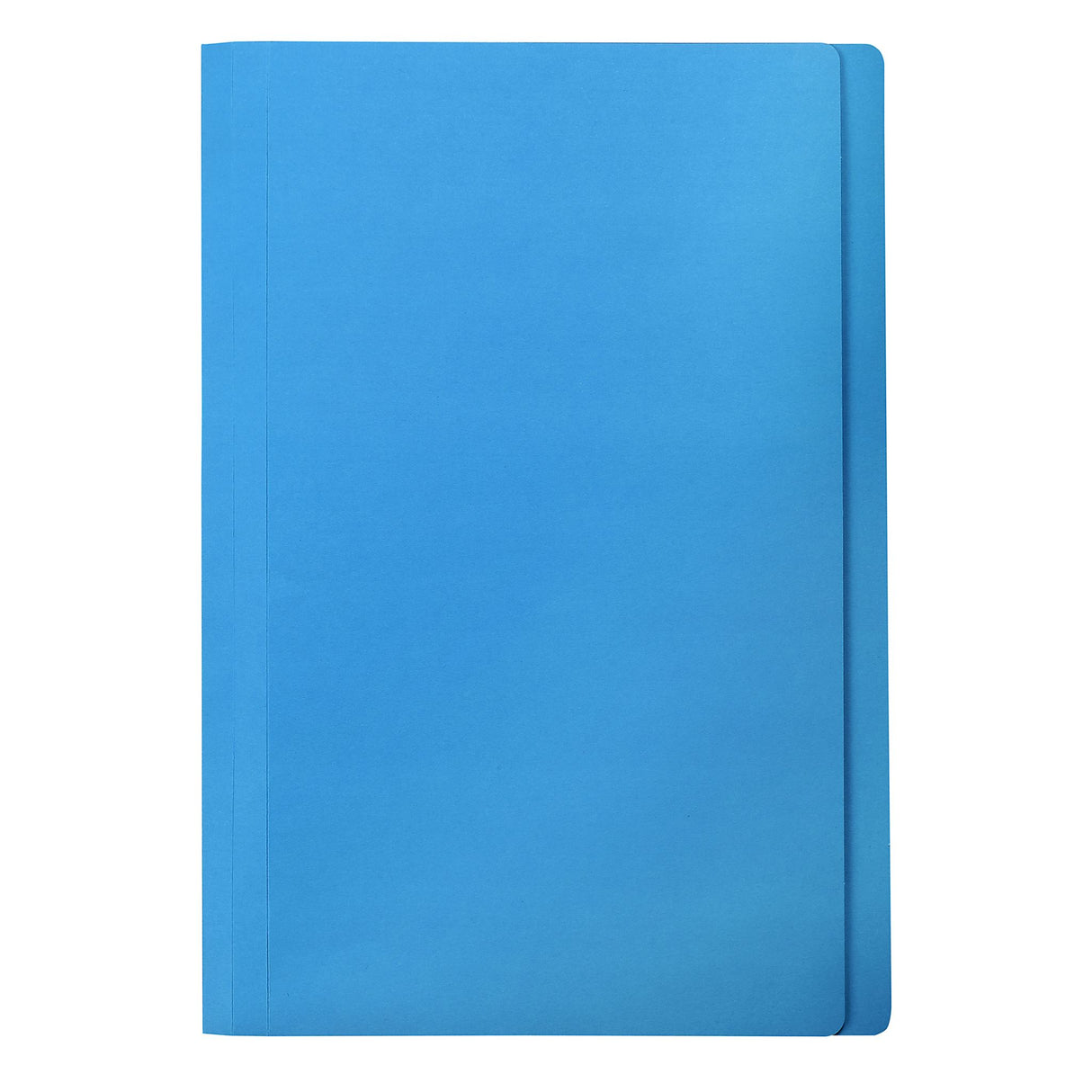 Pack of 20 vibrant blue Marbig manilla folders for organizing documents in home or office settings.