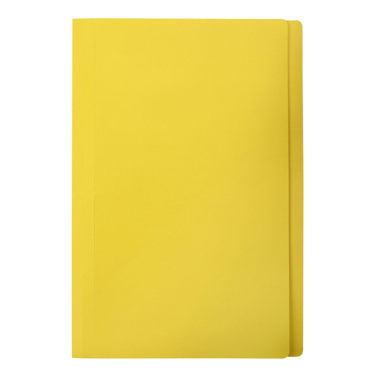 Vibrant yellow Marbig manilla folders pack of 20, perfect for organizing and securing documents in foolscap size.