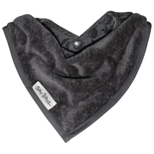 Silly Billyz Towel Bandana Bib Grey