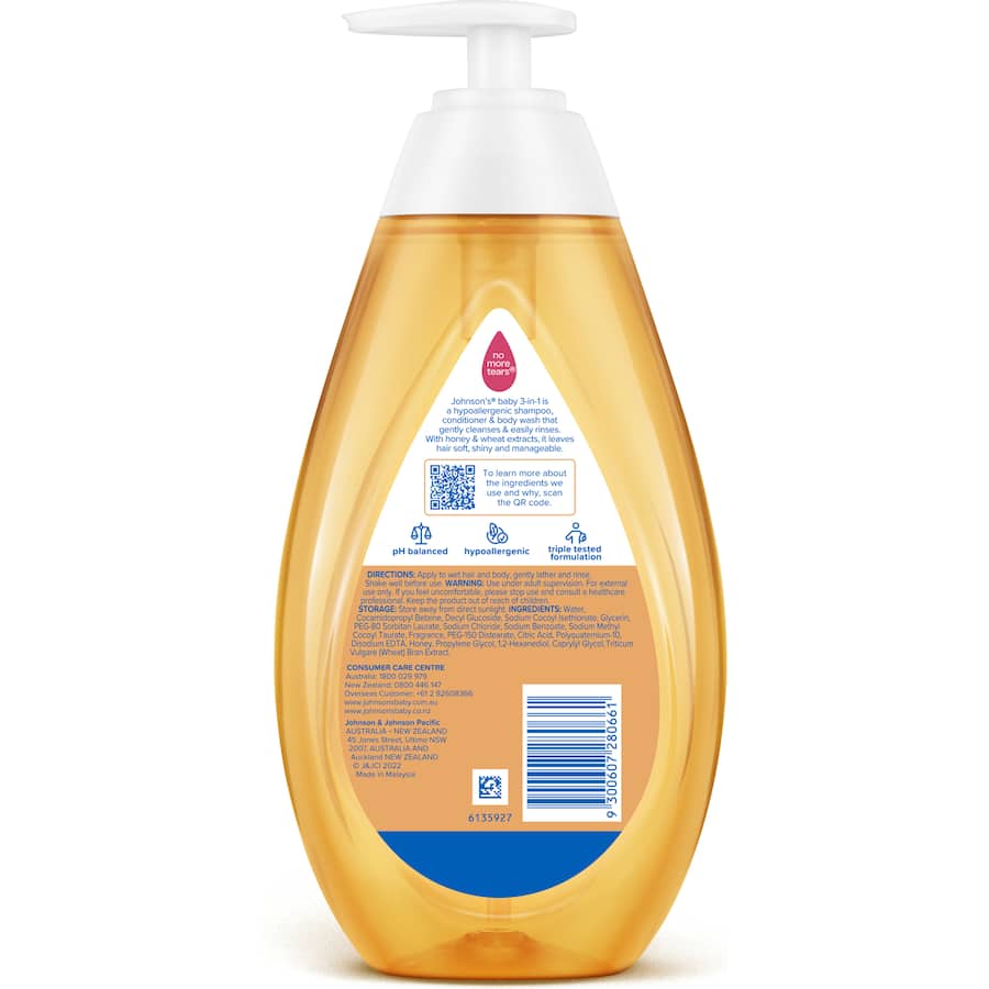 Johnsons Baby Shampoo & Conditioner 500mL