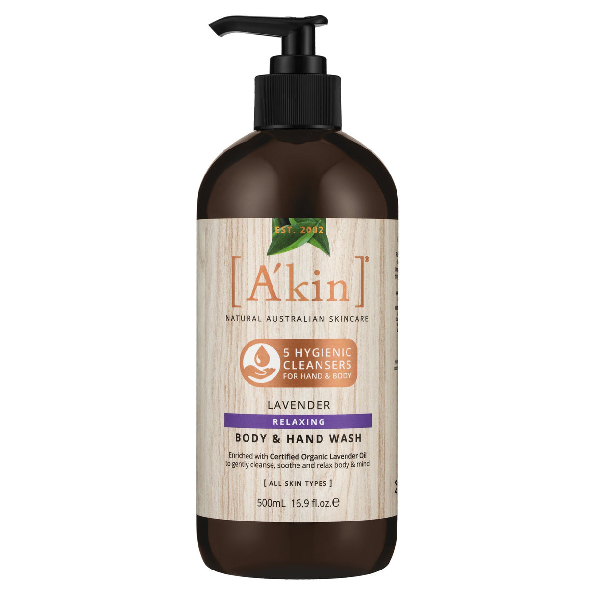 A'kin / Akin Relaxing - Lavender Body & Hand Wash 500ML