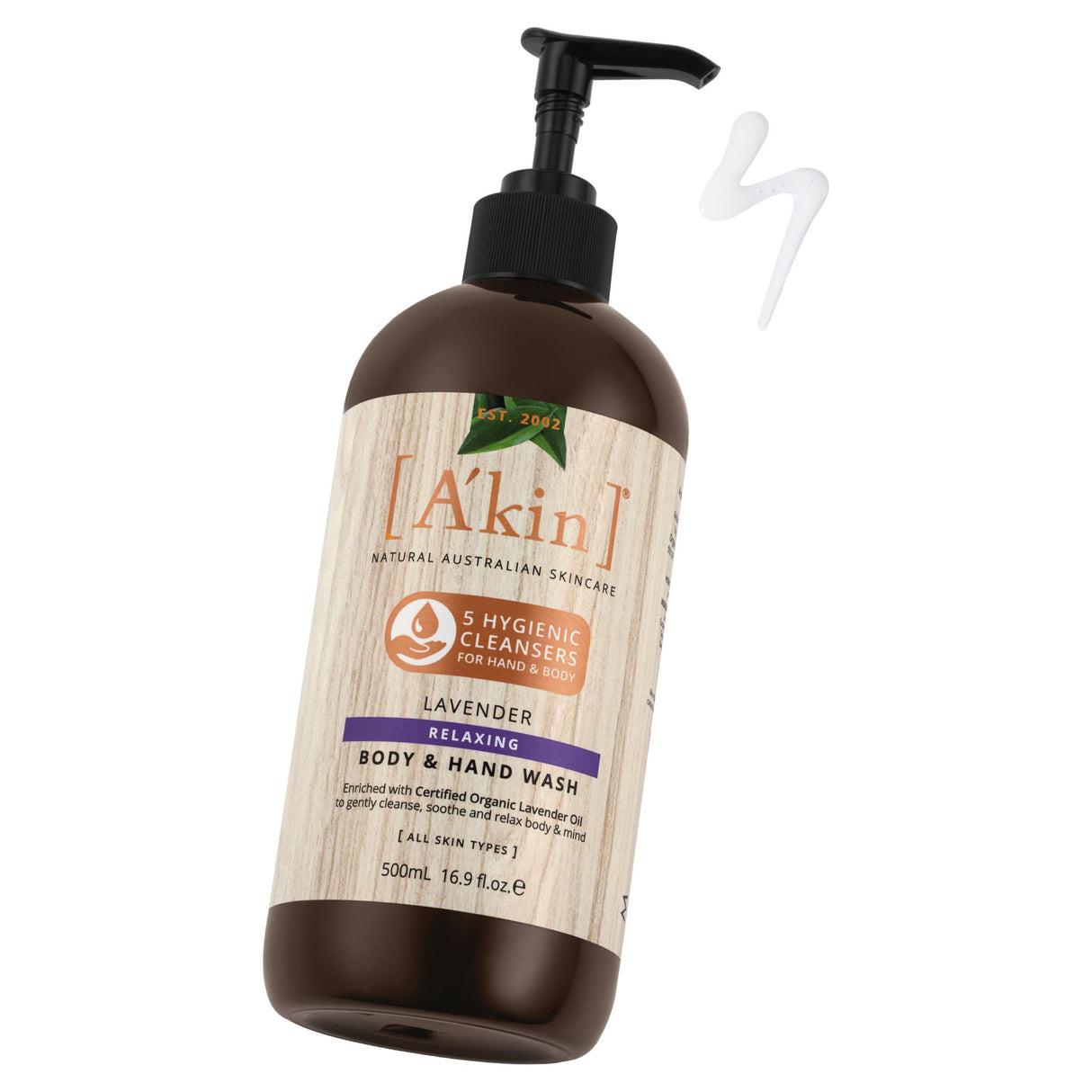 A'kin / Akin Relaxing - Lavender Body & Hand Wash 500ML