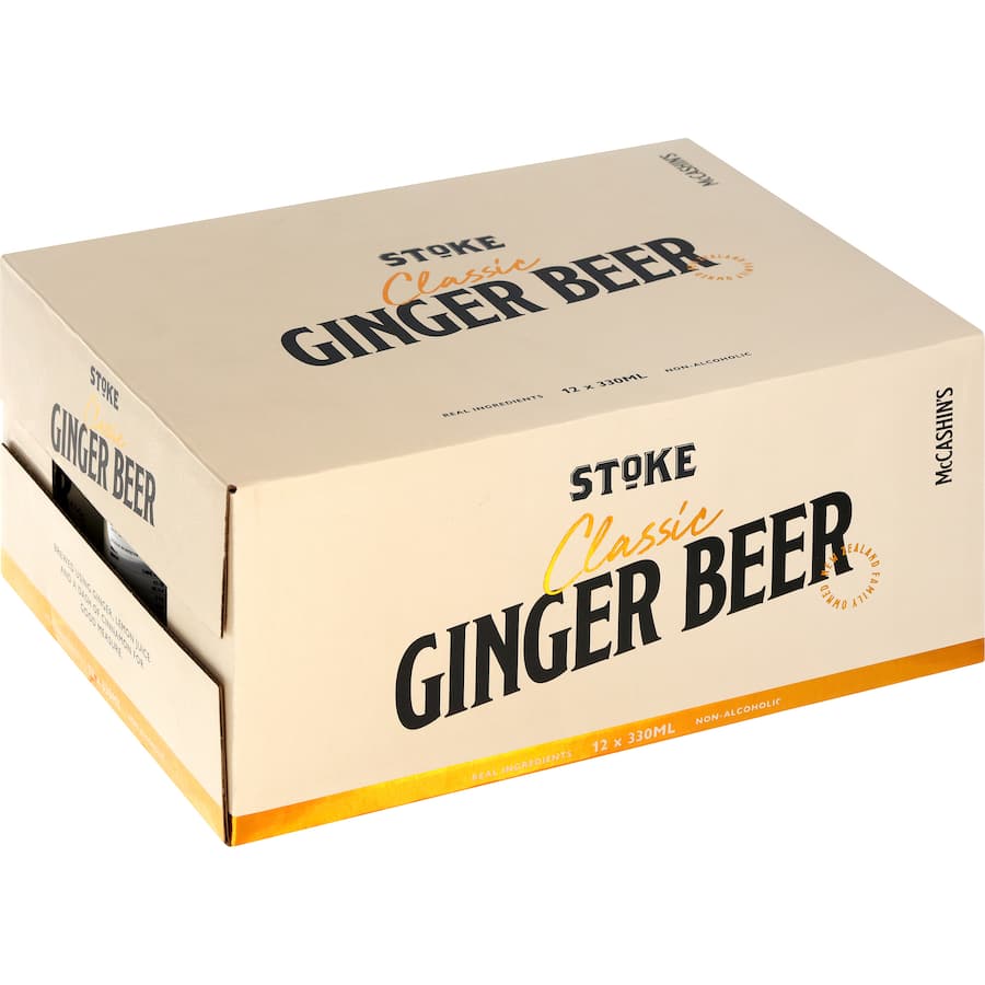Stoke Ginger Beer Classic Cans 12 x 330mL