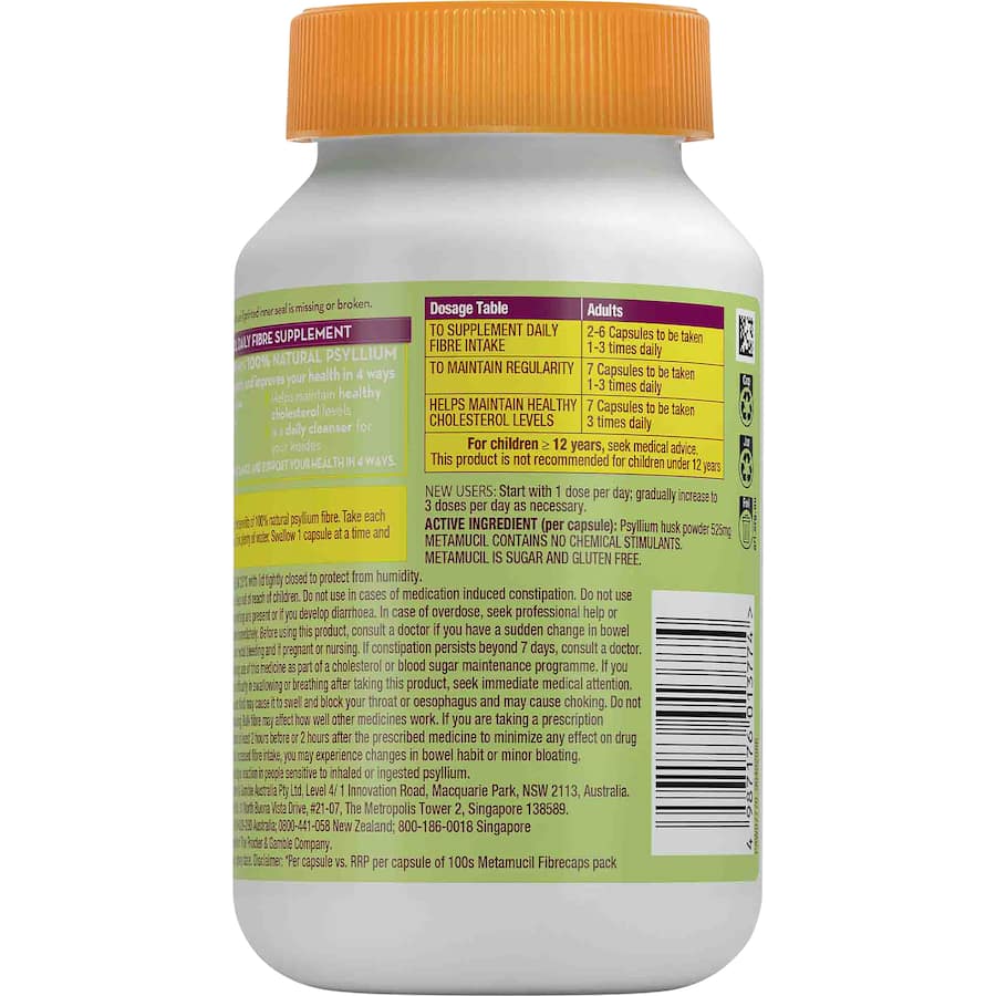 Metamucil Dietary Supplement Fibrecaps 300pack