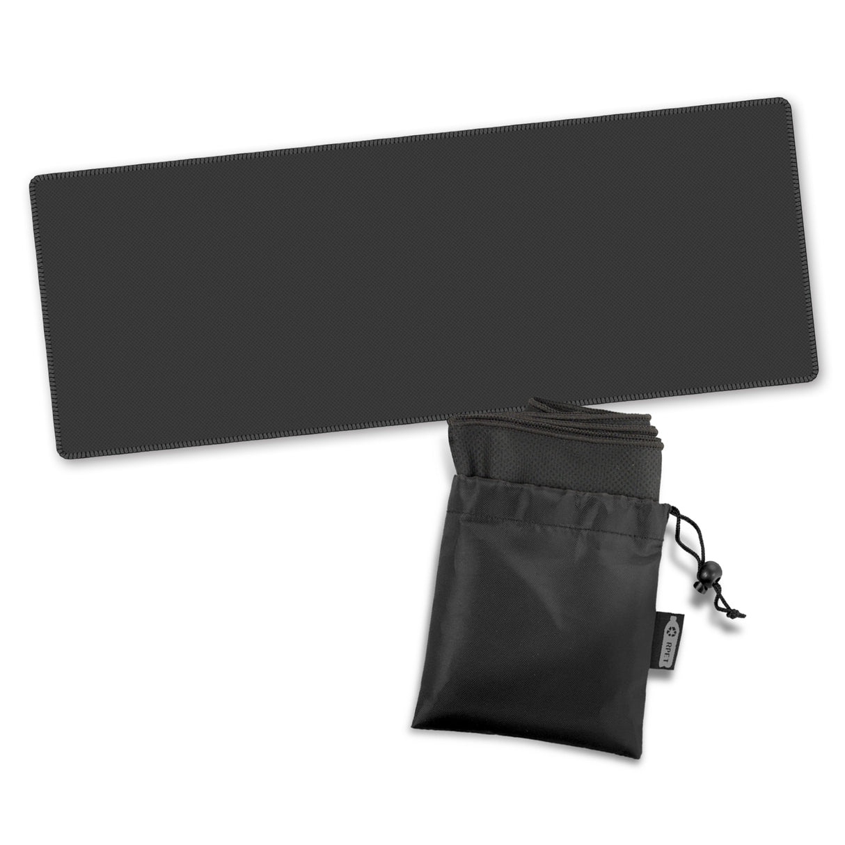 Cooling Towel - RPET Black (20 Units)